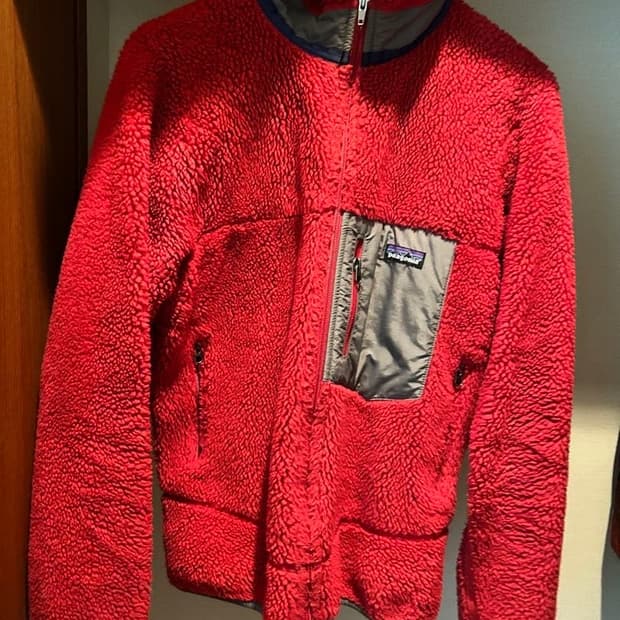 [S] 11's 파타고니아 레트로 X 파일 플리스 레드