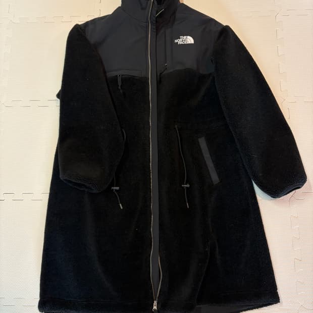 노스페이스 롱 플리스 코트 m 90