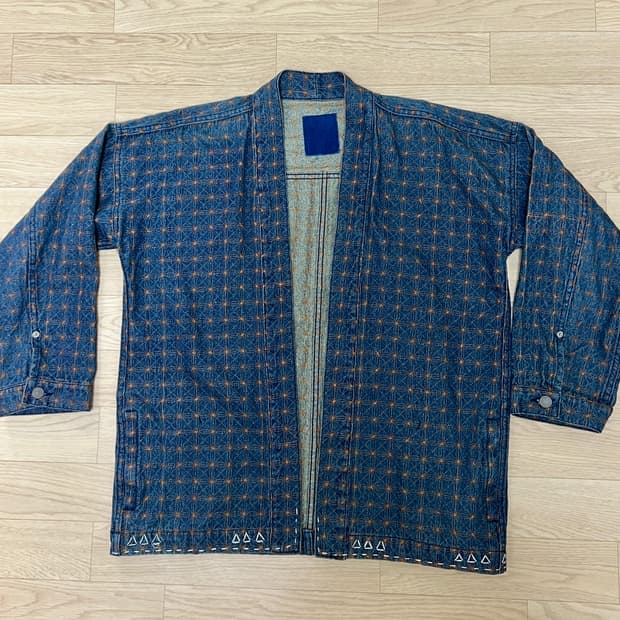 Visvim 사시코 산주로 데님 자켓