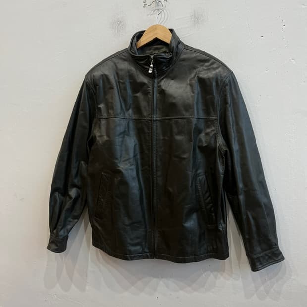 빈티지 소가죽 레더 자켓 100