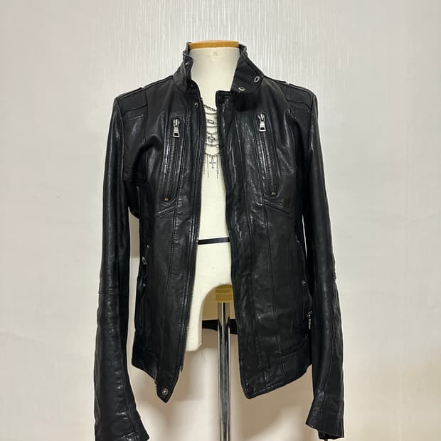 Italy lamb leather jacket