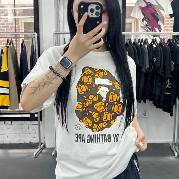 베이프 빅사루 마일로 티셔츠