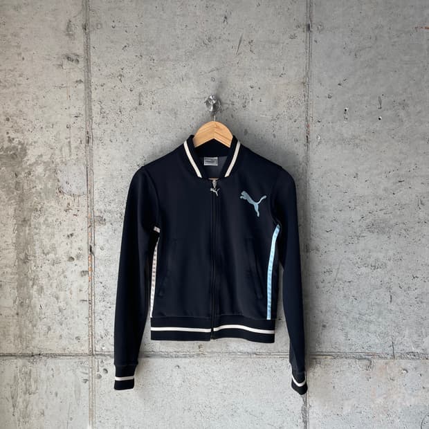 Puma 퓨마 블루 로고 트랙 자켓