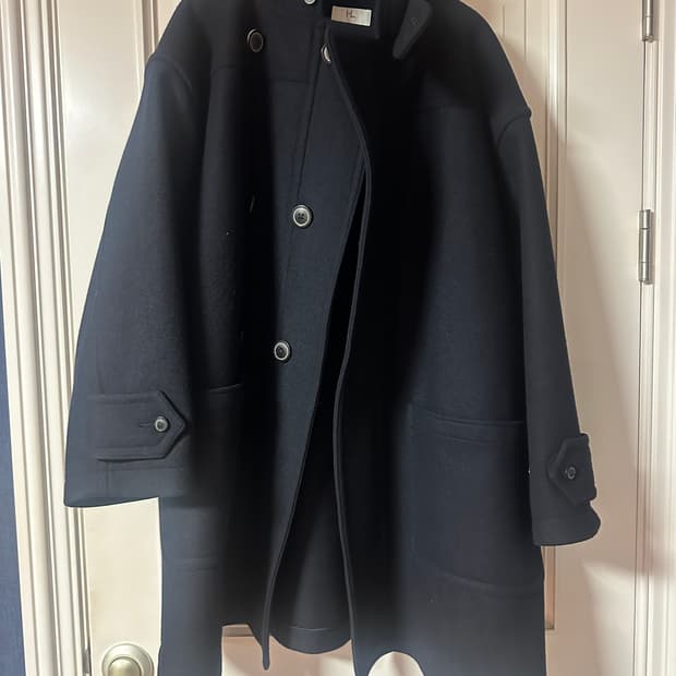 헤릴 블랙쉽 더플 코트