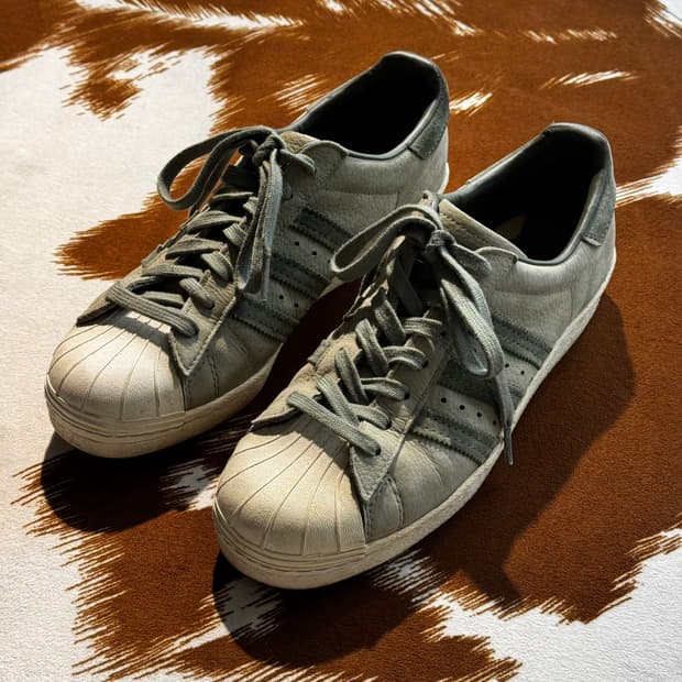 아디다스 슈퍼스타 80s 카키 (260) 레어