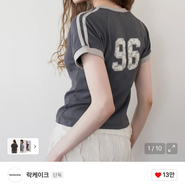 Sports 96 Lace Crop Top - Charcoal