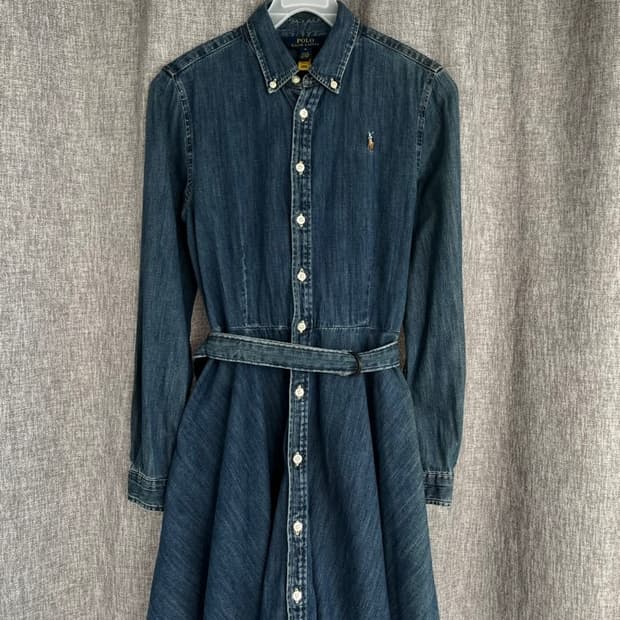 폴로 랄프 로렌 데님 원피스/#3400