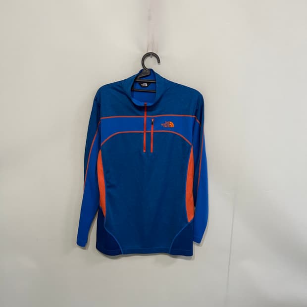 노스페이스 남성 반집업 티셔츠 100