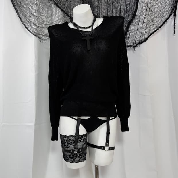 black knit