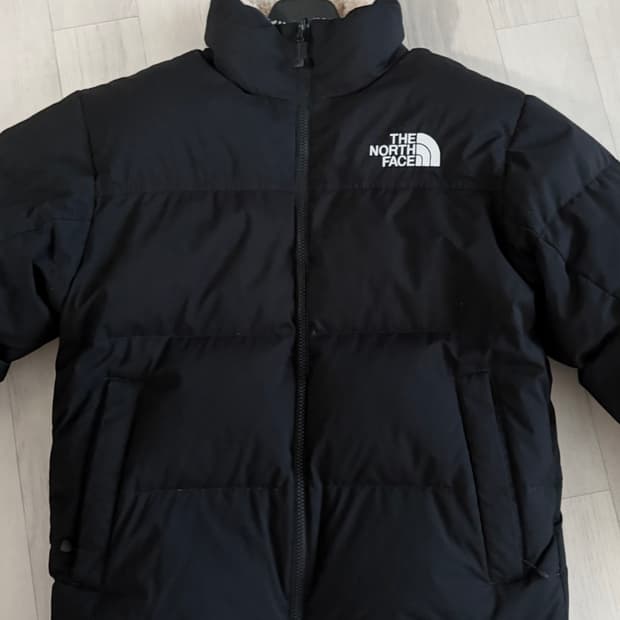 노스페이스 비베러 다운 자켓 블랙 M