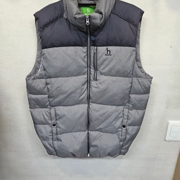 헤지스 골프 덕다운 패딩조끼 xl