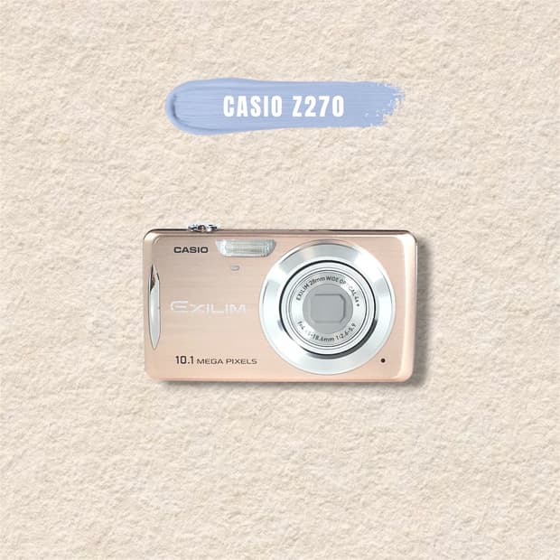 (최예나/S급!🫧) 카시오 엑슬림 Z270 디카/디지털카메라