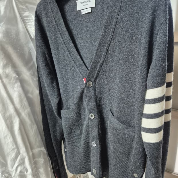 톰브라운 캐시미어 가디건