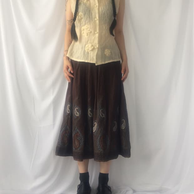 Patch point high neck vest