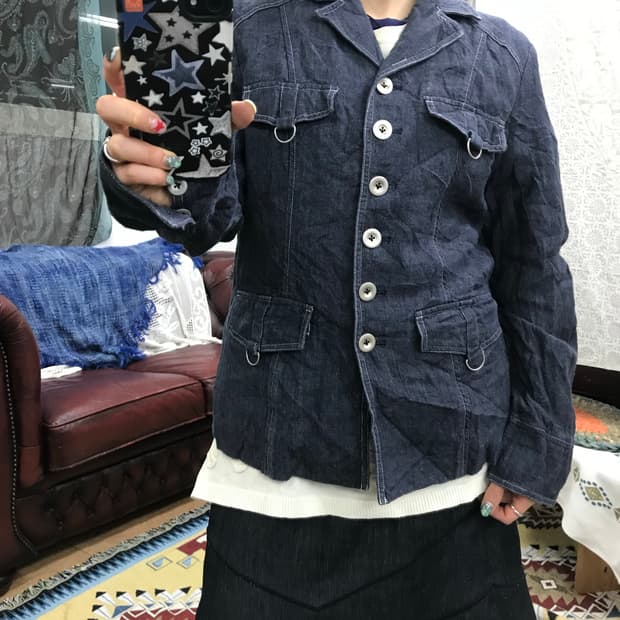 Lotus 제페니즈 빈티지 디테일 자켓 