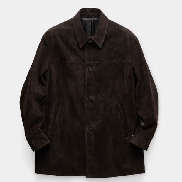 쿠어 - 스웨이드 카코트 다크브라운 M(105)