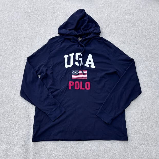 XL 폴로랄프로렌 후드 티셔츠 0310E