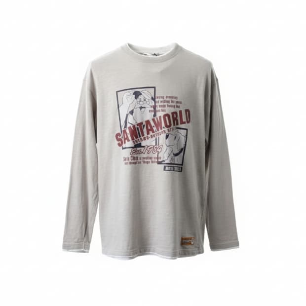 빈티지 SANTAWORLD 롱슬리브 티셔츠 1904