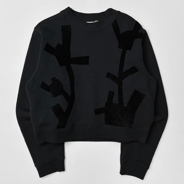 아크네스튜디오 버드플라워 벨벳 맨투맨 PN5172