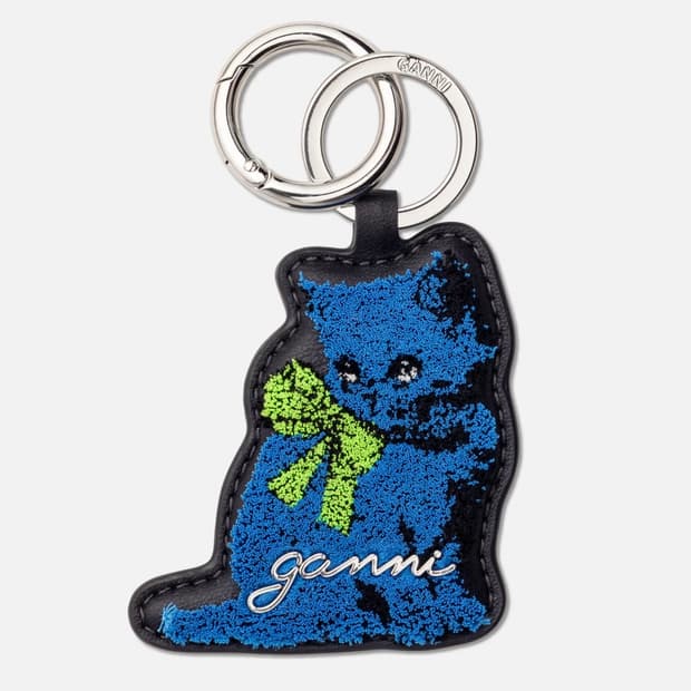 가니 25fw 고양이 키링