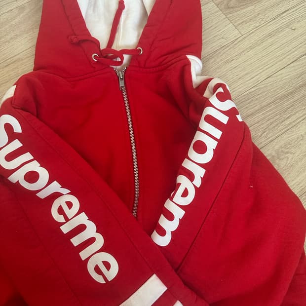 슈프림 후드집업 교신가능