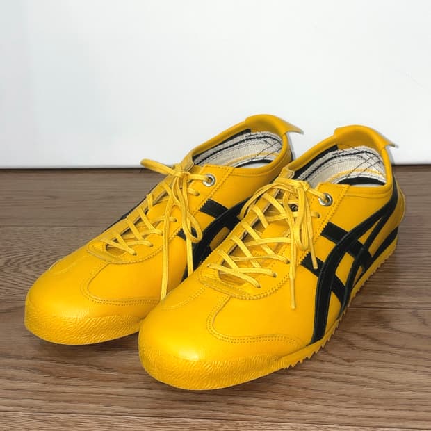 오니츠카 타이거 멕시코 66 옐로우 블랙 245