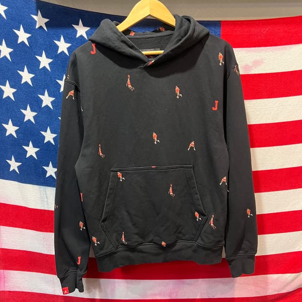 조던 프린팅 후드티