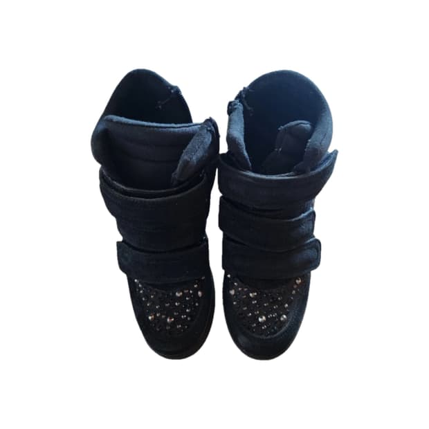 Aldo 알도 웨지힐 업스트랩 웨지힐 하이탑 스니커즈 이자벨마랑 맛