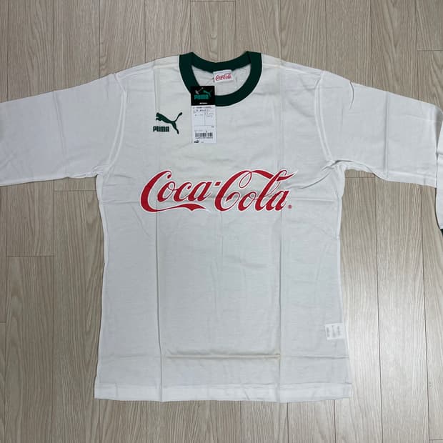 코카콜라 x 푸마 90s 올드 롱슬리브 티셔츠 4번 PUMA OLD