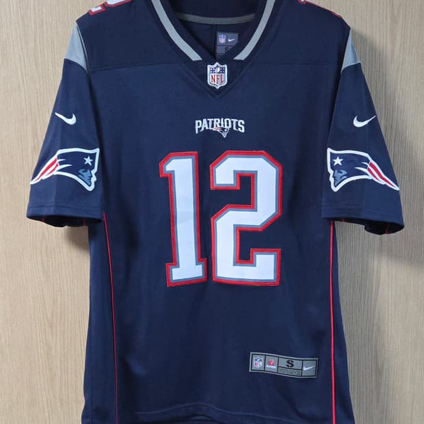 (착샷) 나이키 NFL 페트리어츠 톰브래디 풋볼 져지 