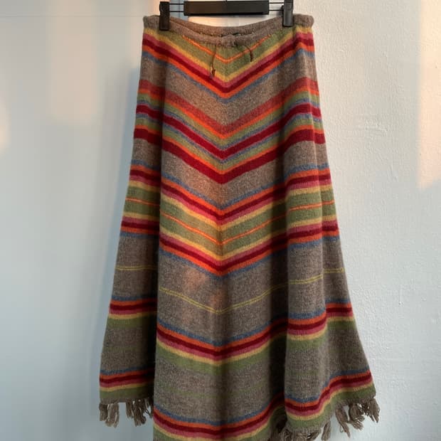 로렌 랄프로렌 폴로 사우스웨스턴 울 스커트 