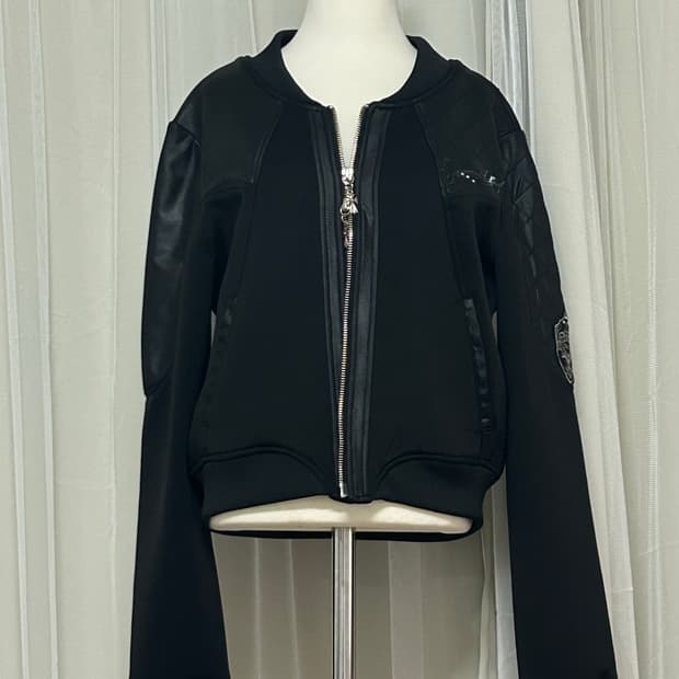 오즈온 ozz croce 고딕 락시크 크롭 투웨이 자켓