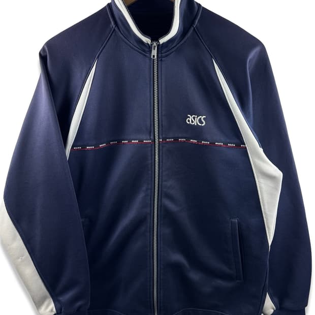 아식스 올드스쿨 네이비 트랙탑져지2223