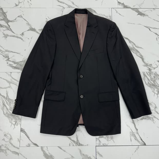 휴고보스 블랙 투버튼 블레이저