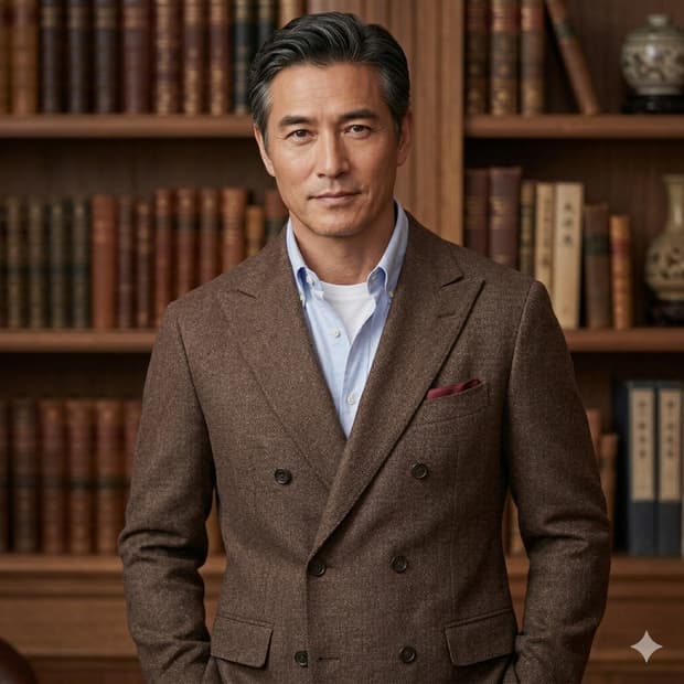 [정품] 브루넬로 쿠치넬리 울 캐시미어 실크 혼방 더블 재킷