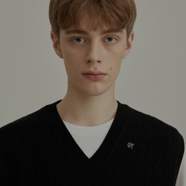 ML ) Dunst 던스트 브이넥 니트 조끼