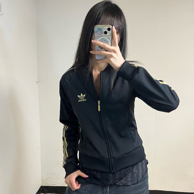 Adidas Supergirl Black & Gold Jersey