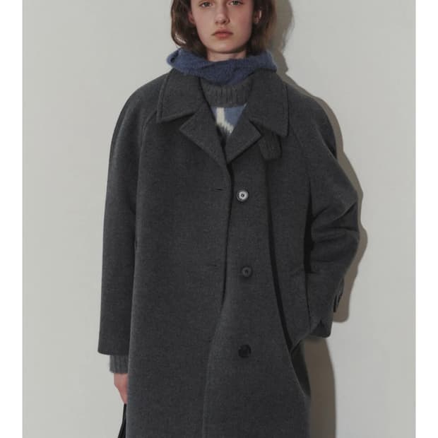 던스트 캐시미어 코트 S