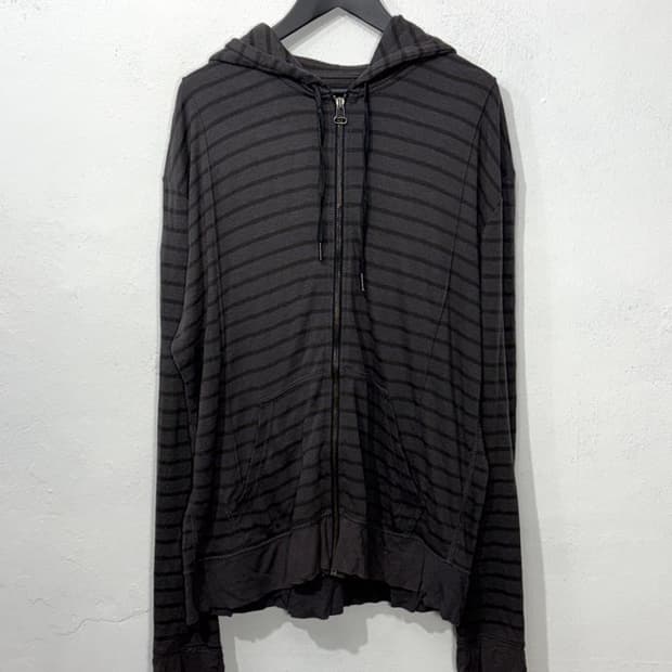 T BY ALEXANDER WANG Stripe Zip Hoodie 
