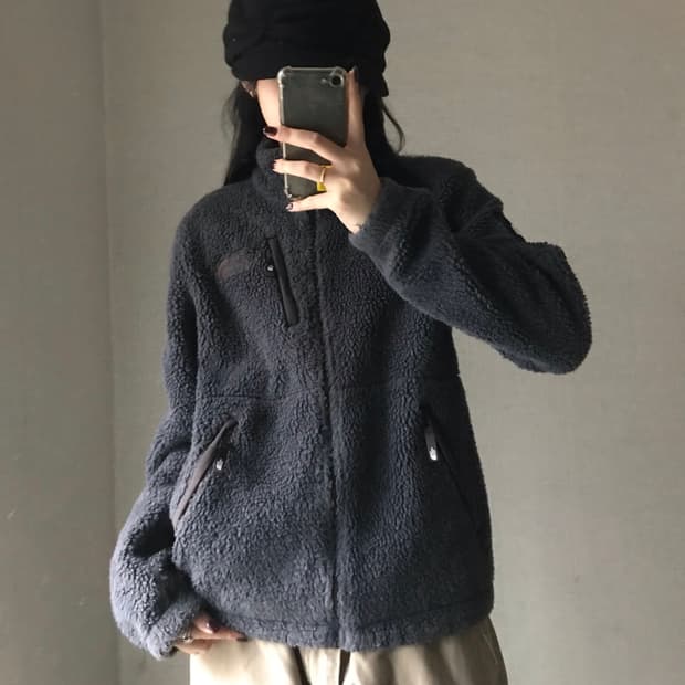 노페 그레이 후리스