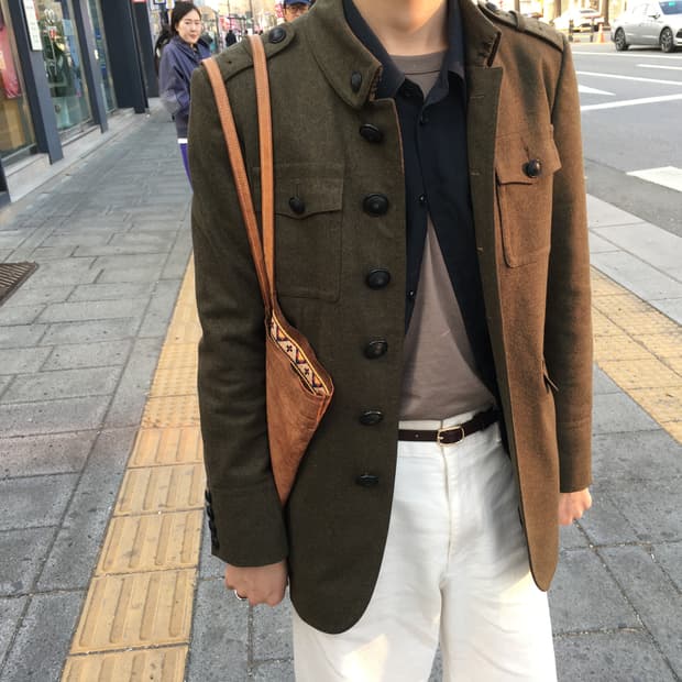 버버리 프로섬 밀리터리 나폴레옹 자켓