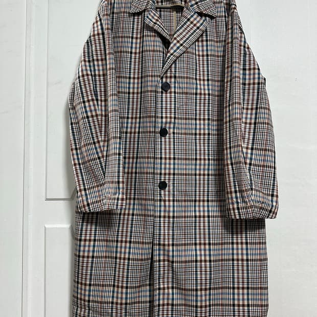 시스템옴므 체크 싱글코트