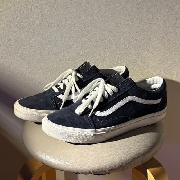 반스 올드스쿨 피그 스웨이드 네이비 [285]