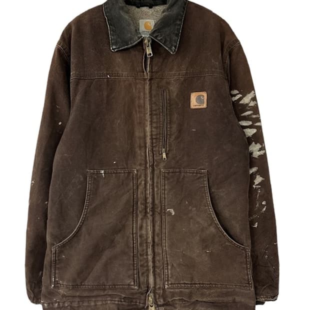 [M] CARHARTT 칼하트 빈티지 셰르파 워크자켓 DKB