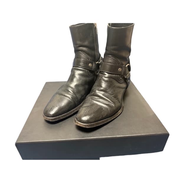 18ss Saint Laurent Harness Boots