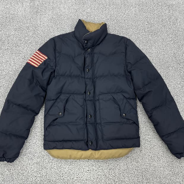 폴로 데님엔서플라이 성조기 푸퍼다운자켓