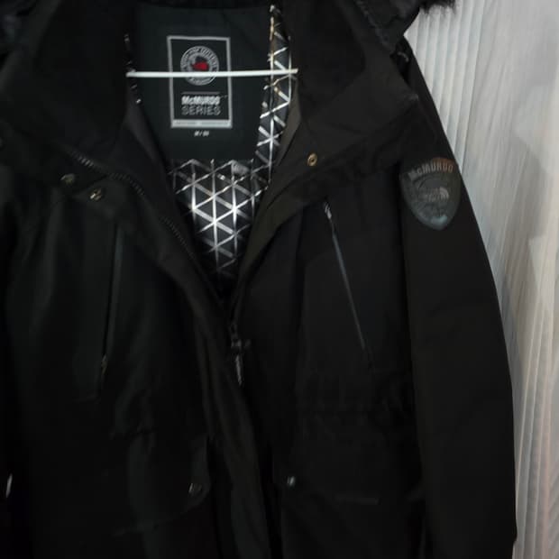 노스페이스 거위털 롱패딩 