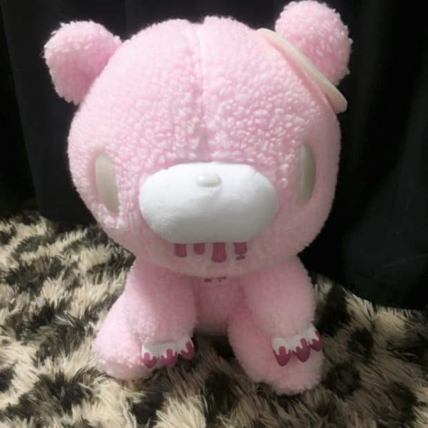 글루미베어 핑크엔젤 중형인형