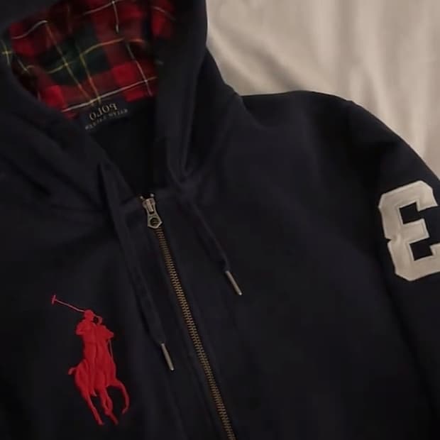 빅포니 체크 후드집업 구해요