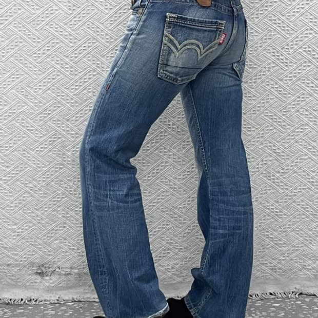 에드윈 빈티지 에스닉 웨스턴 신치백 부츠컷 데님팬츠 S C10841